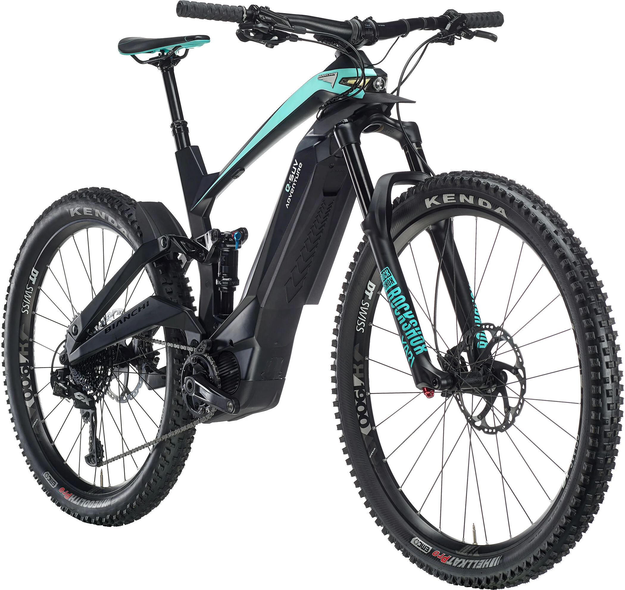 Bianchi E-SUV Adventure GX Eagle 720Wh 29 "/ 27,5+, Sort/turkis 4 Bianchi E-SUV Adventure GX Eagle 720Wh 29 "/ 27,5+, Sort/turkis - Billede 2