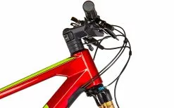 BMC Fourstroke 01 One, Rød/grøn -Full Suspension MTB Butik bmc fourstroke 01 one chrome cherry red poison green 4