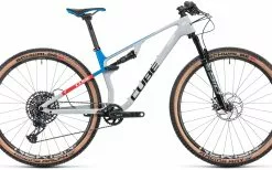 Cube AMS ZERO99 C:68X SL, Hvid/blå