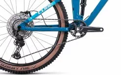 Cube Stereo 140 HPC Race, Blå -Full Suspension MTB Butik cube stereo 140 hpc race deepbluenwhite 4 1