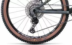 Cube Stereo 140 HPC Rookie Unge, Oliven/grå -Full Suspension MTB Butik cube stereo 140 hpc rookie kids flashgreynolive 5