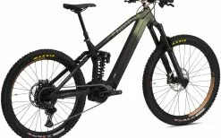 Ns-bikes NS Bikes E-Fine 1 170, Sort/oliven -Full Suspension MTB Butik ns bikes e fine 1 170 black green 3