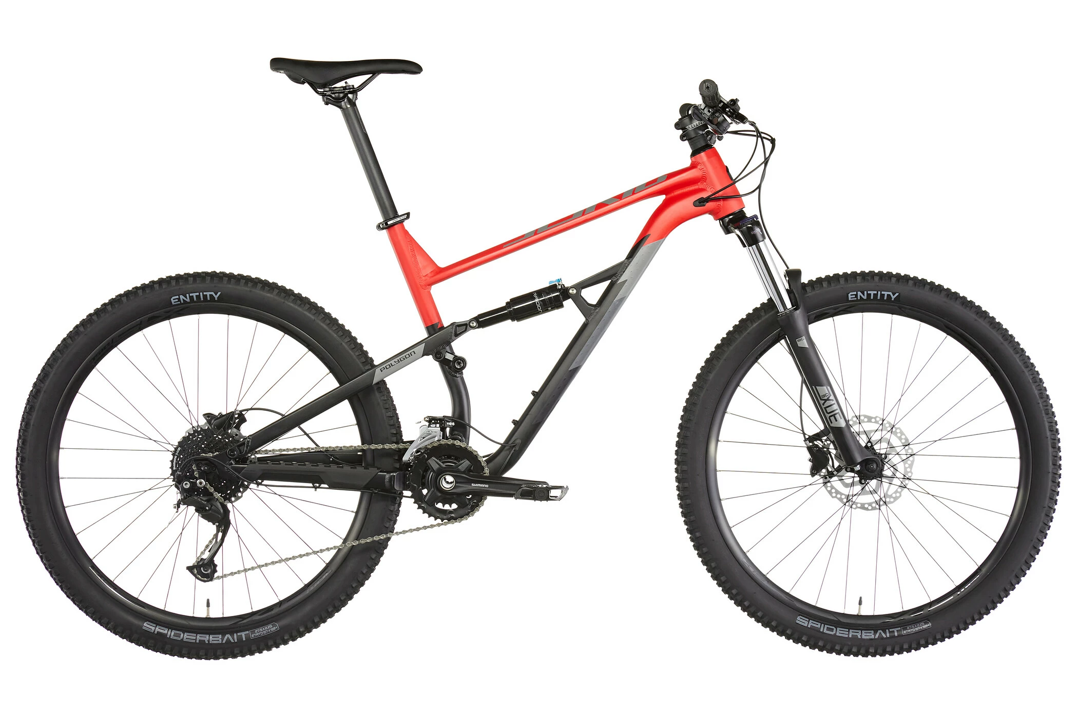 Polygon Siskiu D5, Rød/sort 4 Polygon Siskiu D5, Rød/sort - Billede 2