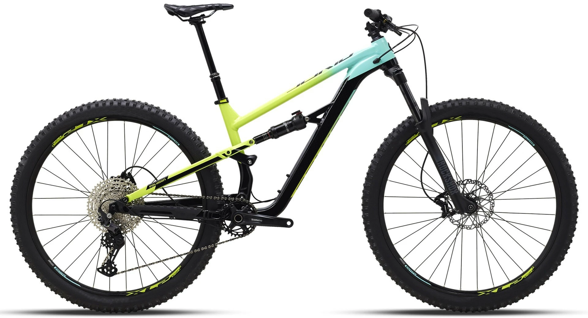 Polygon Siskiu T7, Grøn/blå 3 Polygon Siskiu T7, Grøn/blå