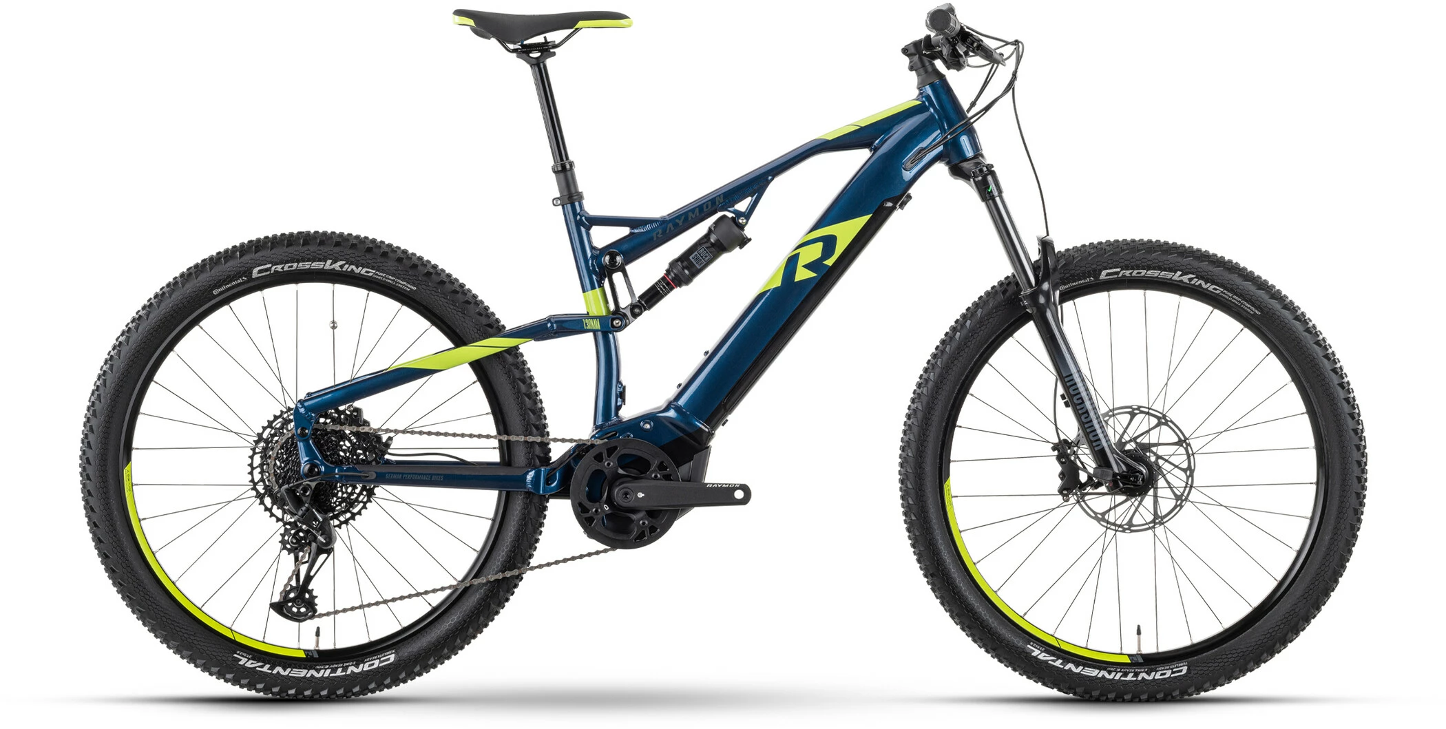 Raymon FullRay 130E 6.0 27.5", Blå 4 Raymon FullRay 130E 6.0 27.5", Blå - Billede 2