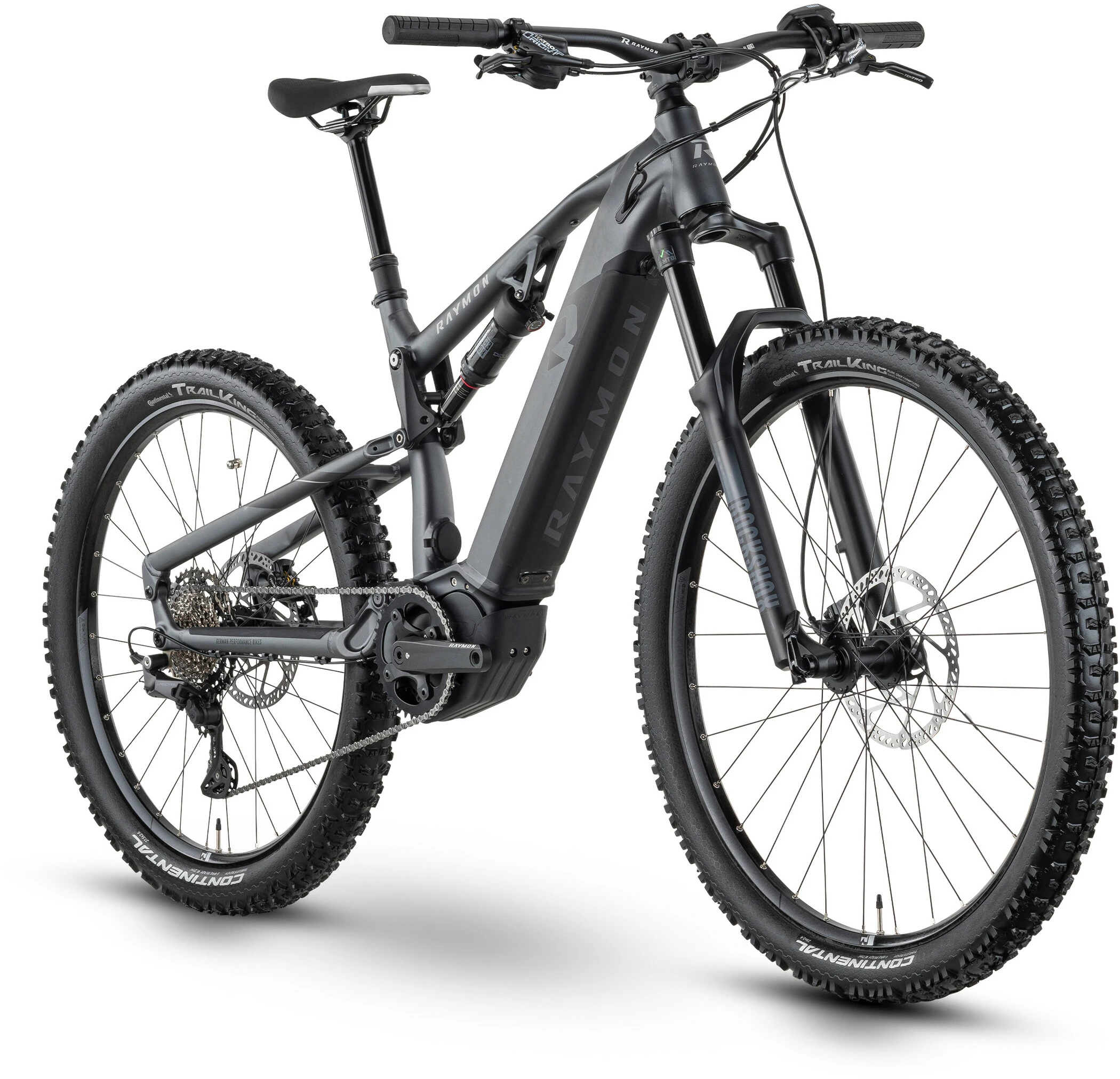 Raymon TrailRay 140E 8.0, Orange/sort 3 Raymon TrailRay 140E 8.0, Orange/sort