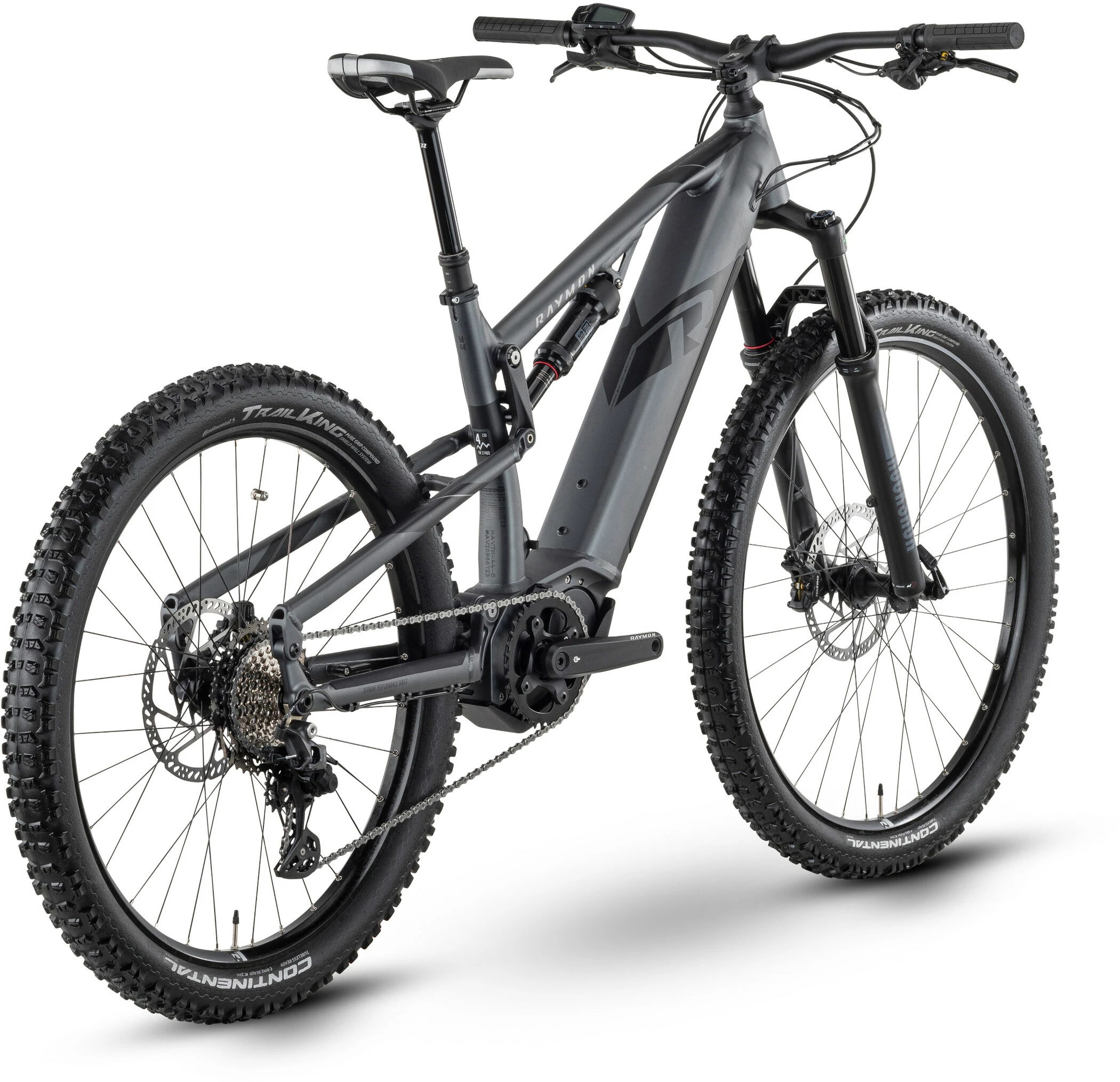 Raymon TrailRay 140E 8.0, Orange/sort 5 Raymon TrailRay 140E 8.0, Orange/sort - Billede 3